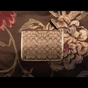 Coach coin/keyring pouch